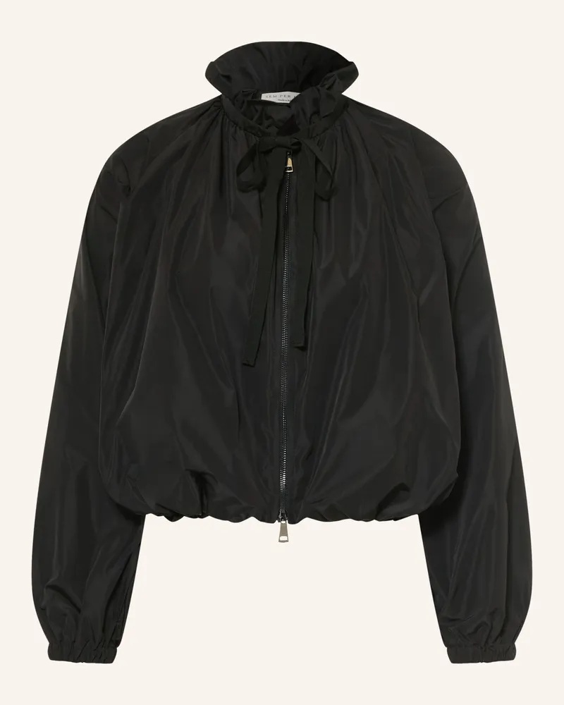 SEM PER LEI Jacke schwarz Schwarz