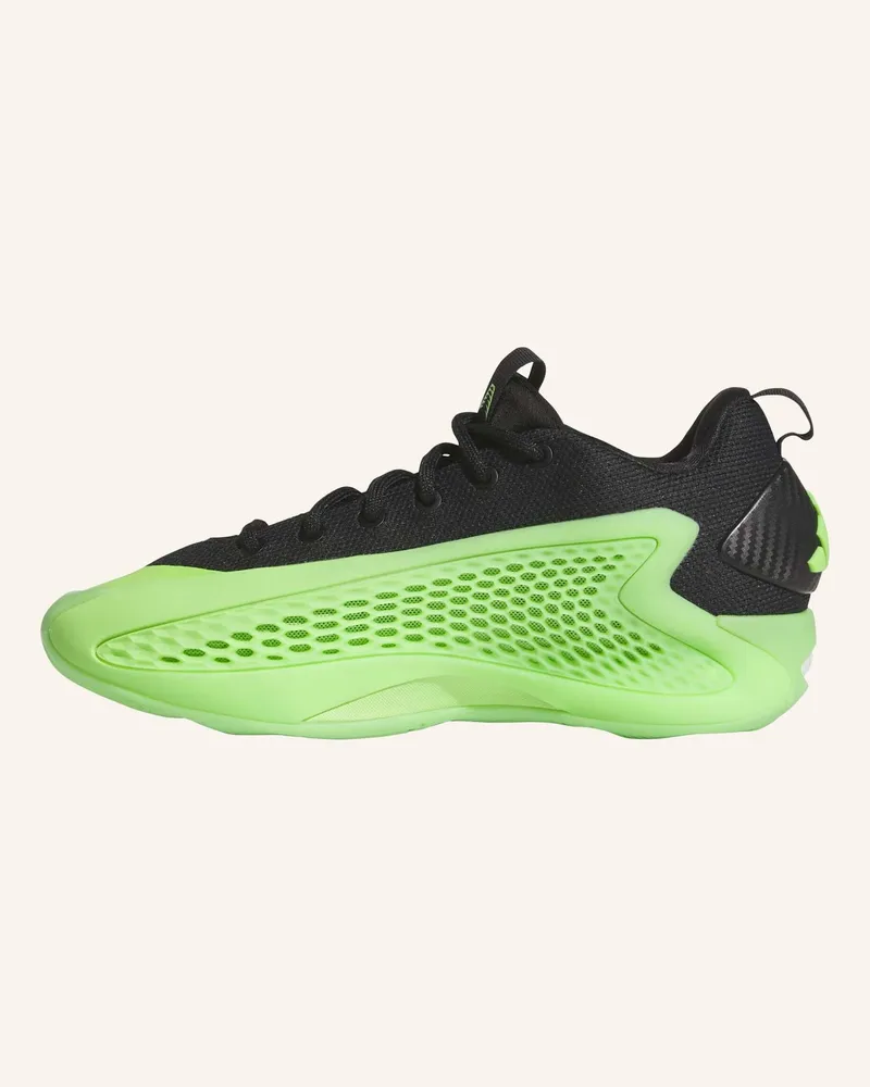 adidas ANTHONY EDWARDS 1 KIDS LOW BASKETBALLSCHUH Schwarz