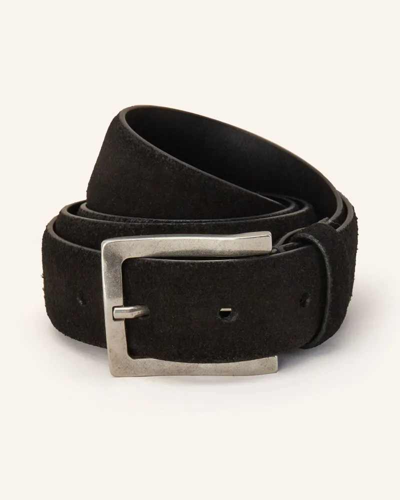 Post & Co Ledergürtel Douglas schwarz Schwarz