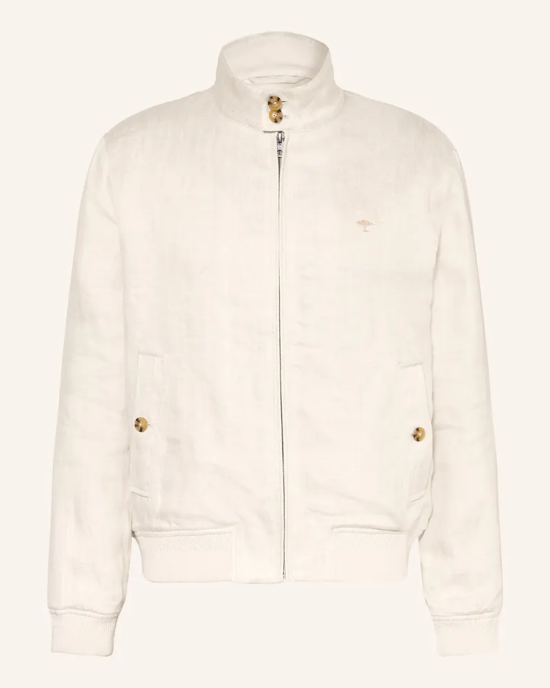 Fynch-Hatton Leinenblouson beige Ecru