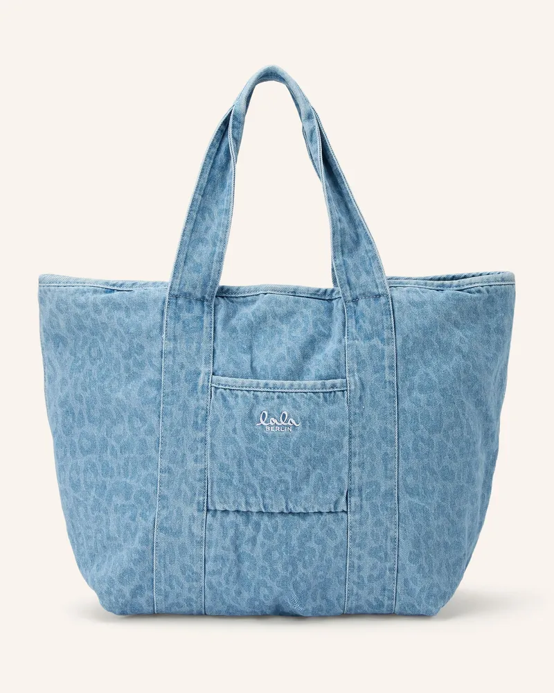 Lala Berlin Shopper MERGE Hellblau