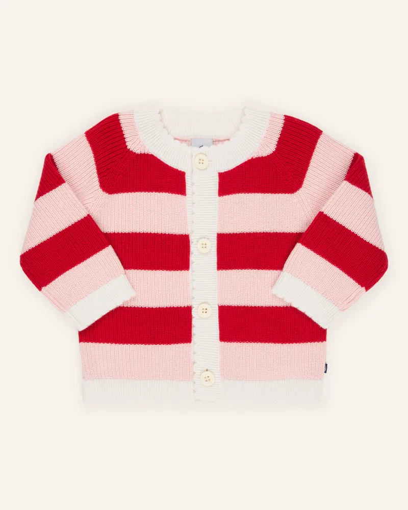 Petit Bateau Strickjacke rosa Dunkelrot