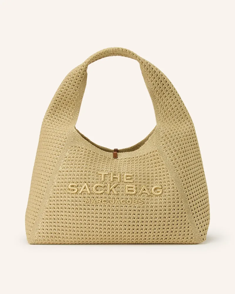 Marc Jacobs Beuteltasche The Crochet Sack Bag beige Gold