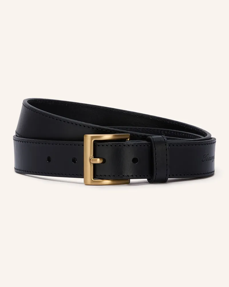 Tommy Hilfiger Ledergürtel SOHO Schwarz