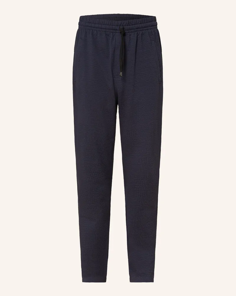 Harris Wharf London Anzughose Slim Fit blau Dunkelblau