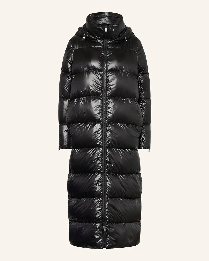 Herno Daunenmantel schwarz Schwarz