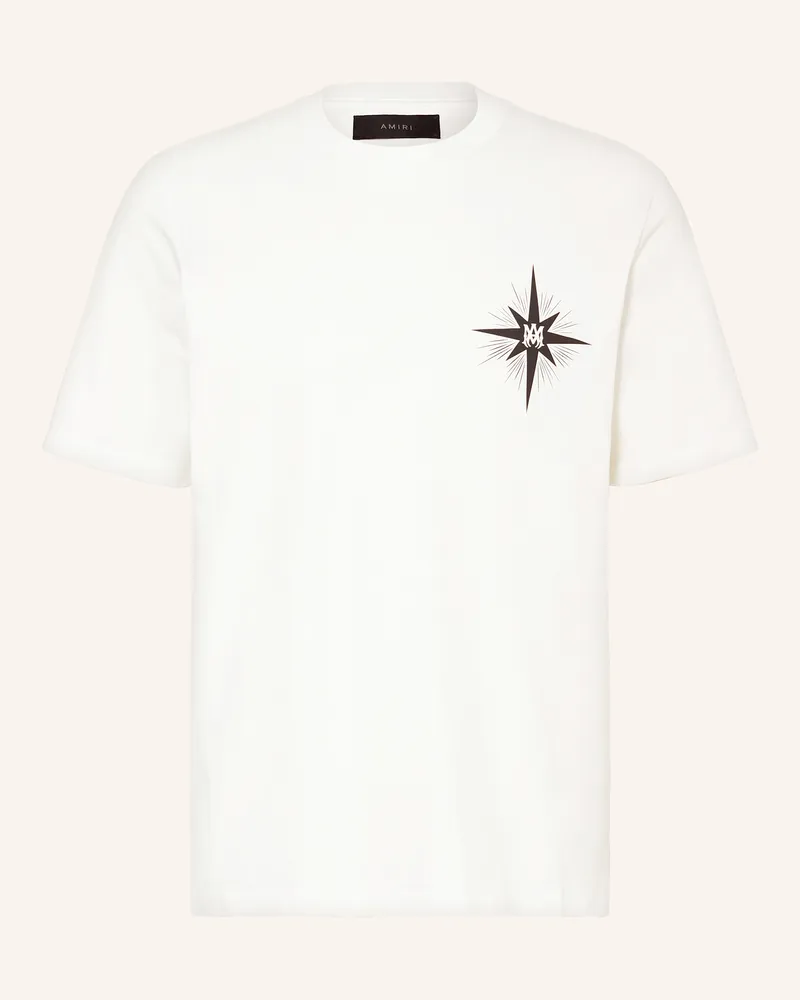 Amiri T-Shirt STARBURST Weiss