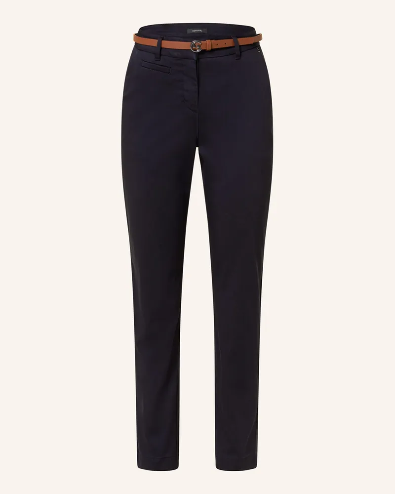 COMMA Chino blau Dunkelblau