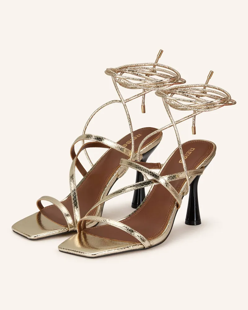 Reiss Lacksandaletten REBECCA Gold