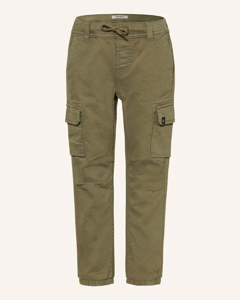 Garcia Jeanswear Cargohose Regular Fit gruen Grün