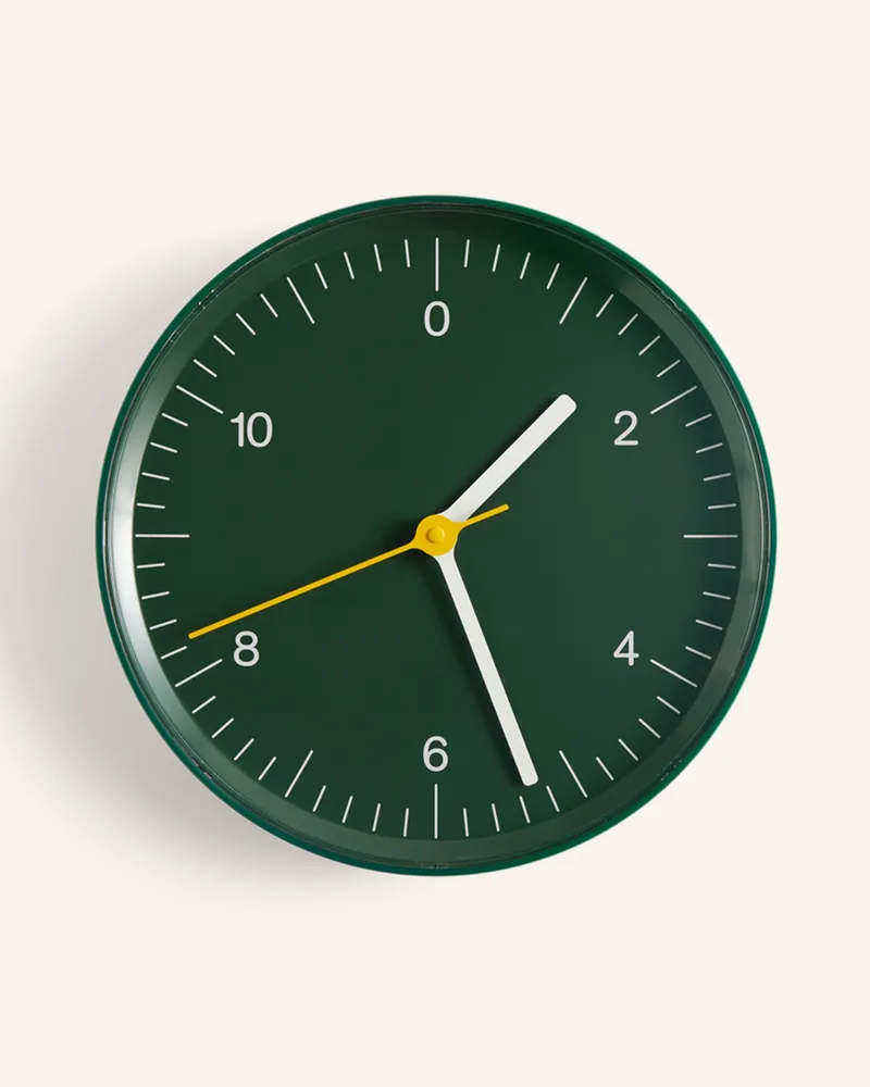 Hay Wanduhr gruen Grün