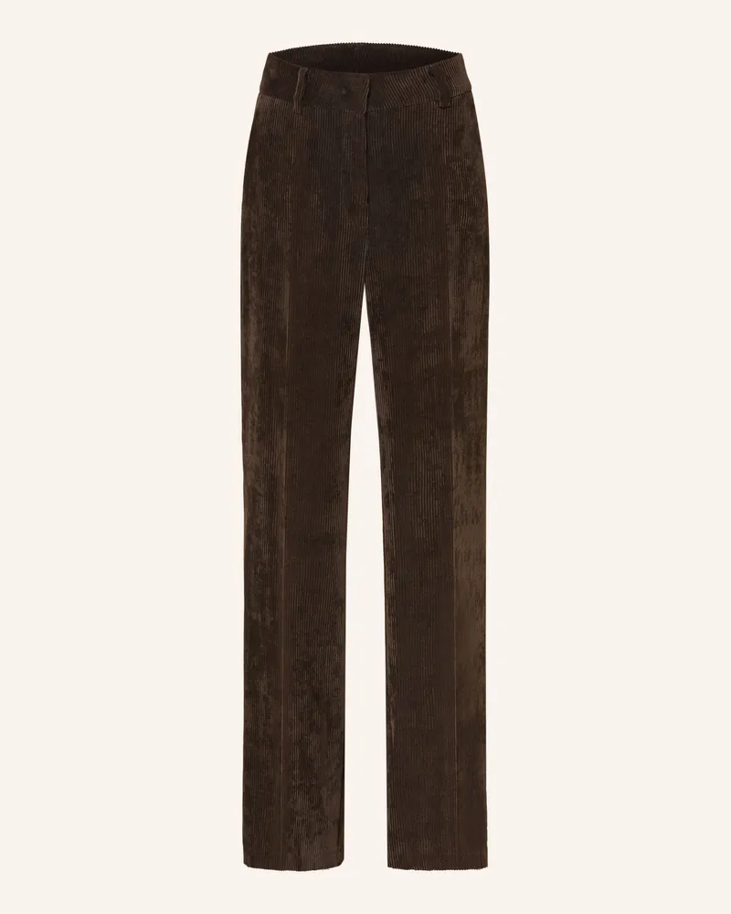 Cambio Marlenehose Amelie Aus Cord braun Dunkelbraun