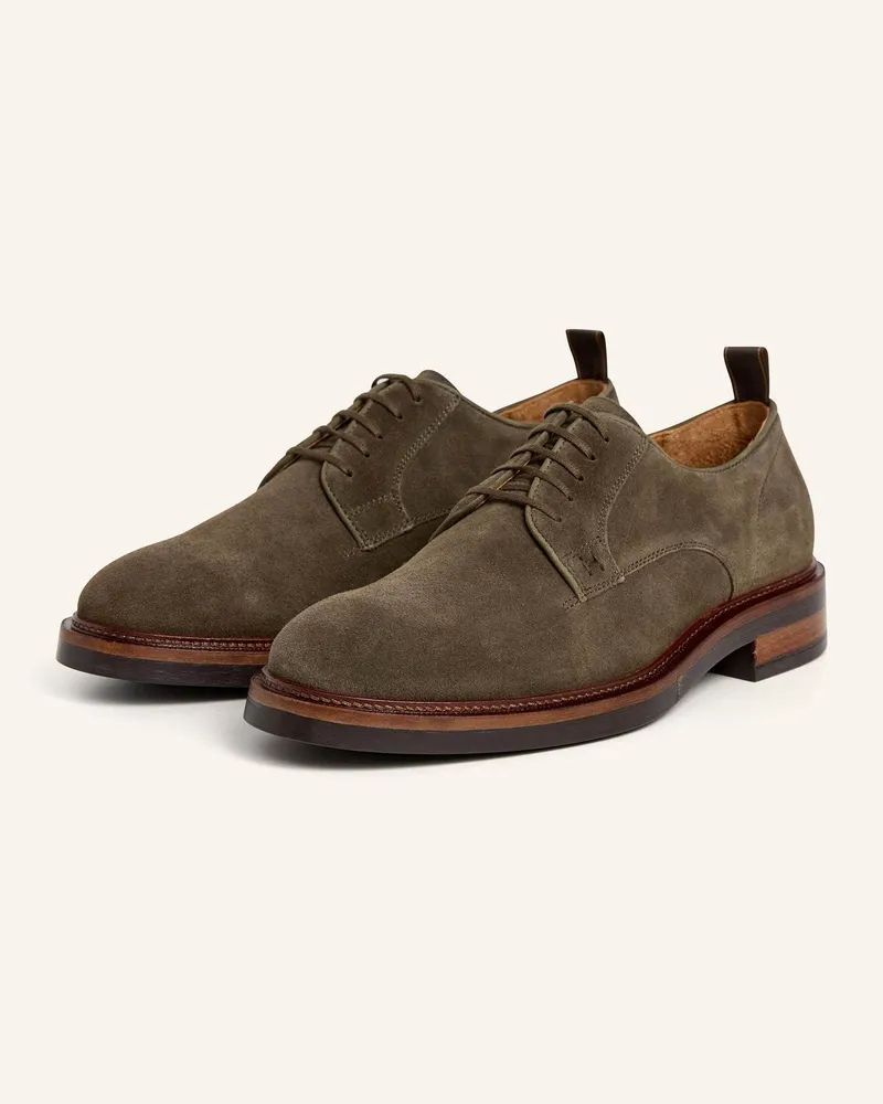 Hackett Oxford Egmont Fine gruen Khaki