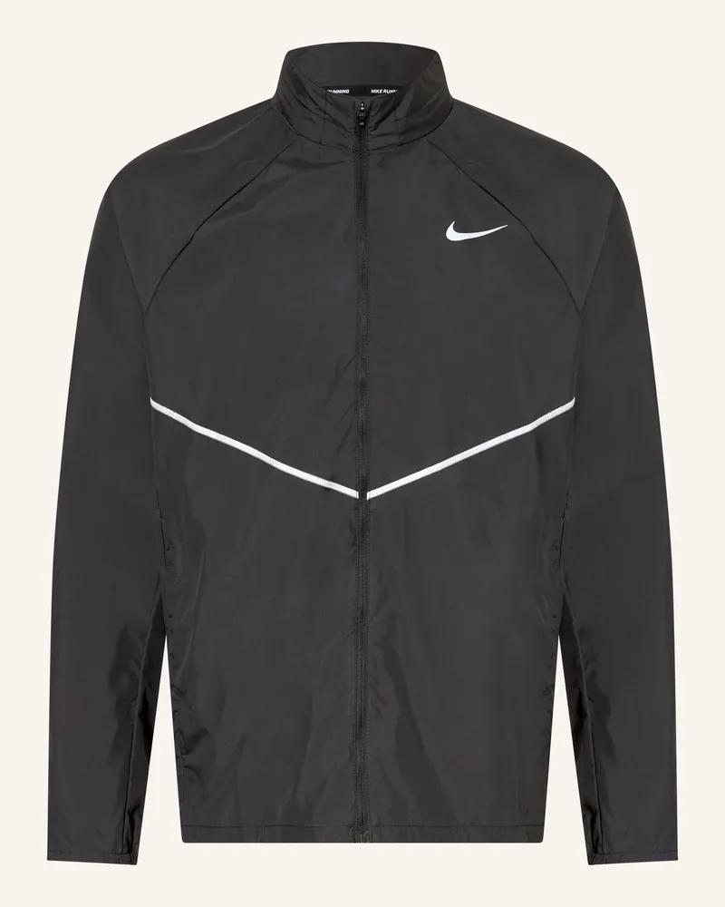 Nike Laufjacke Miler schwarz Schwarz