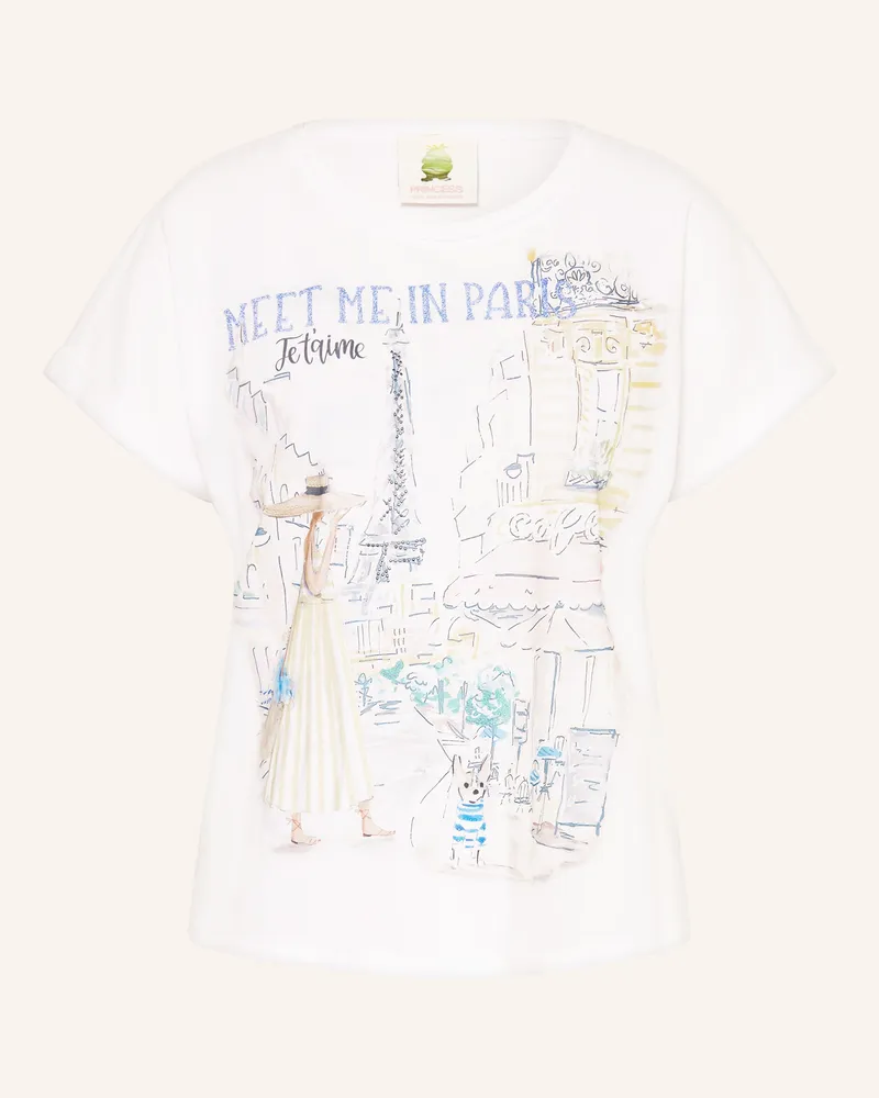 Princess goes Hollywood T-Shirt Mit Schmucksteinen weiss Weiss