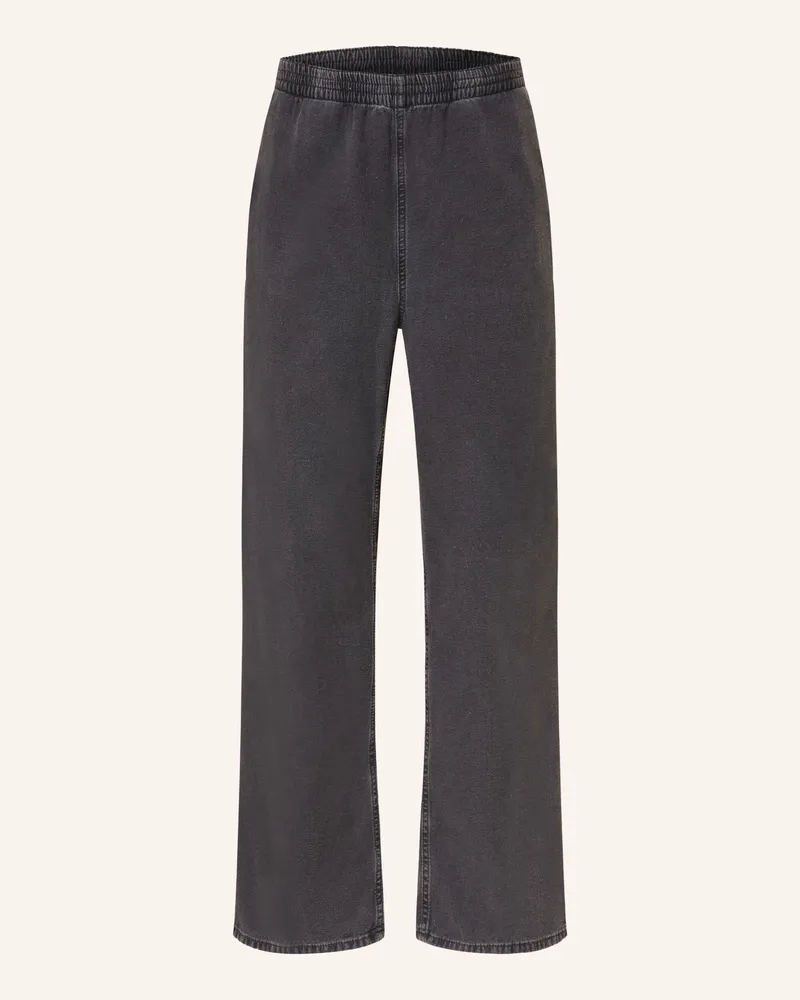 American Vintage Wide Leg Jeans Jazy schwarz Black