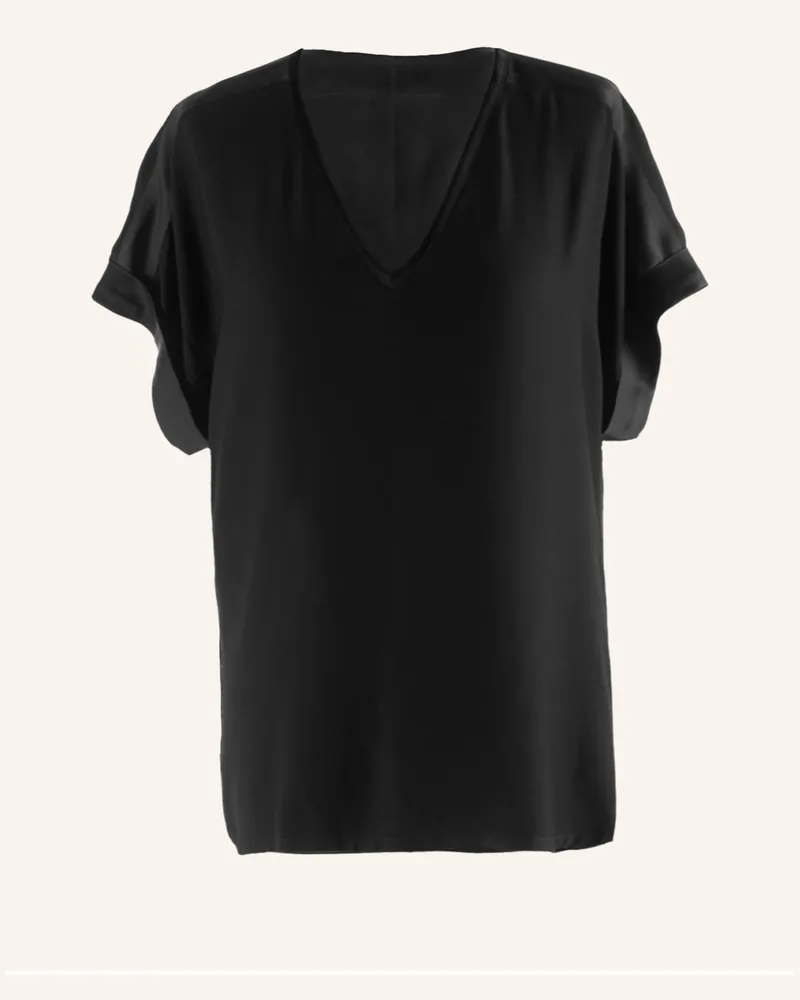 Helene Galwas Oberteil Mit Abnehmbaren Federn Ava schwarz Schwarz