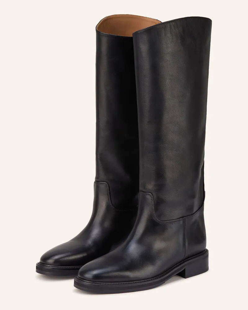 Flattered Stiefel Florentine schwarz Schwarz