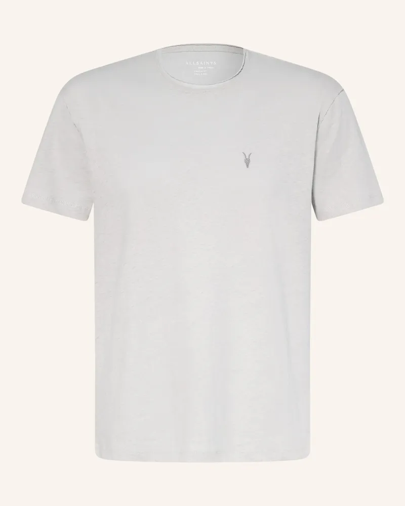 AllSaints T-Shirt Flax grau Hellgrau