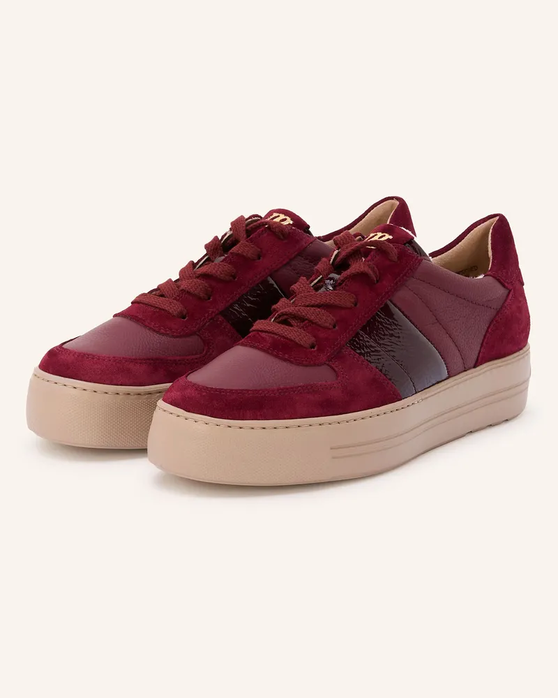 paul green Sneaker Dunkelrot