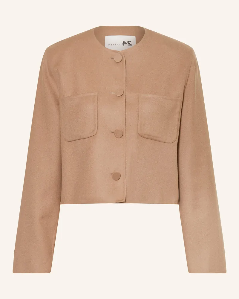 Manzoni 24 Kastenjacke Camel
