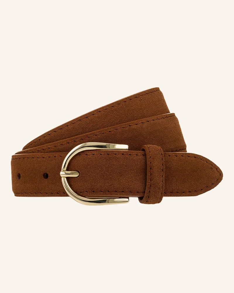 Vanzetti Ledergürtel braun Cognac