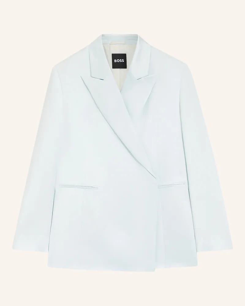 HUGO BOSS Blazer JAPHEA Relaxed Fit Hellblau