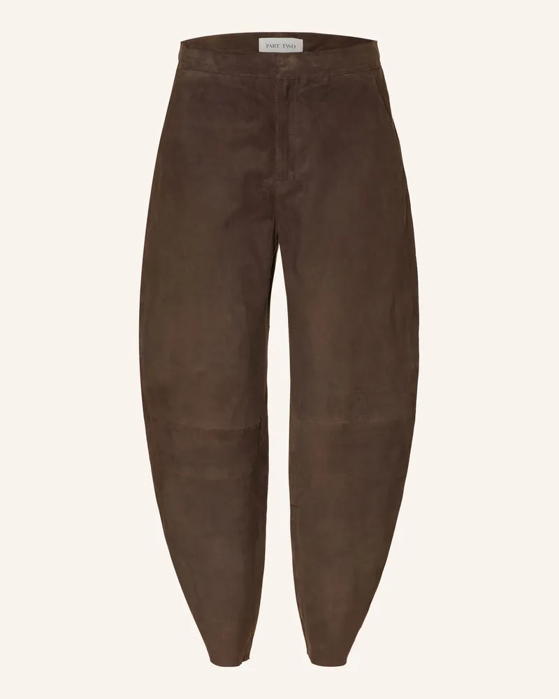 Part Two Lederhose Cirenapw braun Dunkelbraun