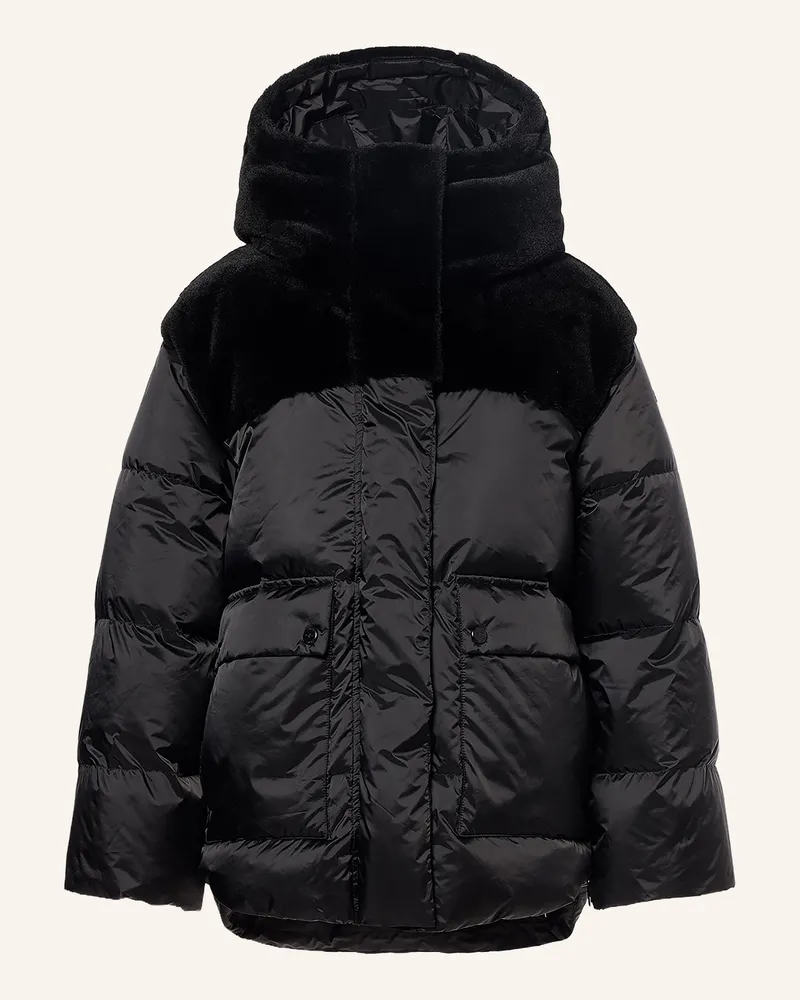 GOLDBERGH Skijacke Kimochi Mit Kunstfell schwarz Schwarz