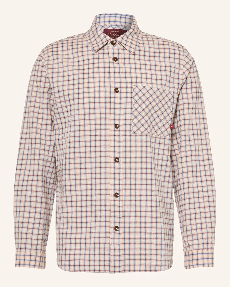 Mos Mosh Hemd Mmgdavid Comfort Fit weiss Beige