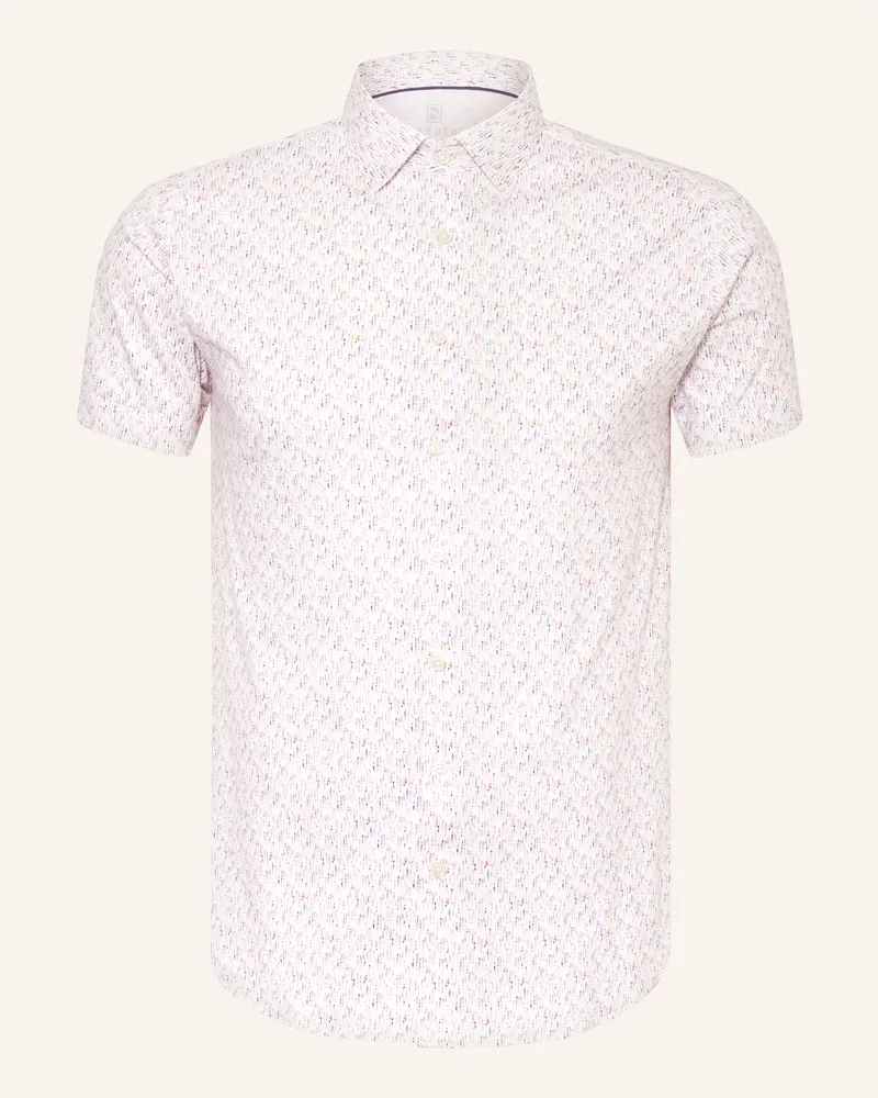 DESOTO Kurzarm-Hemd Extra Slim Fit Weiss