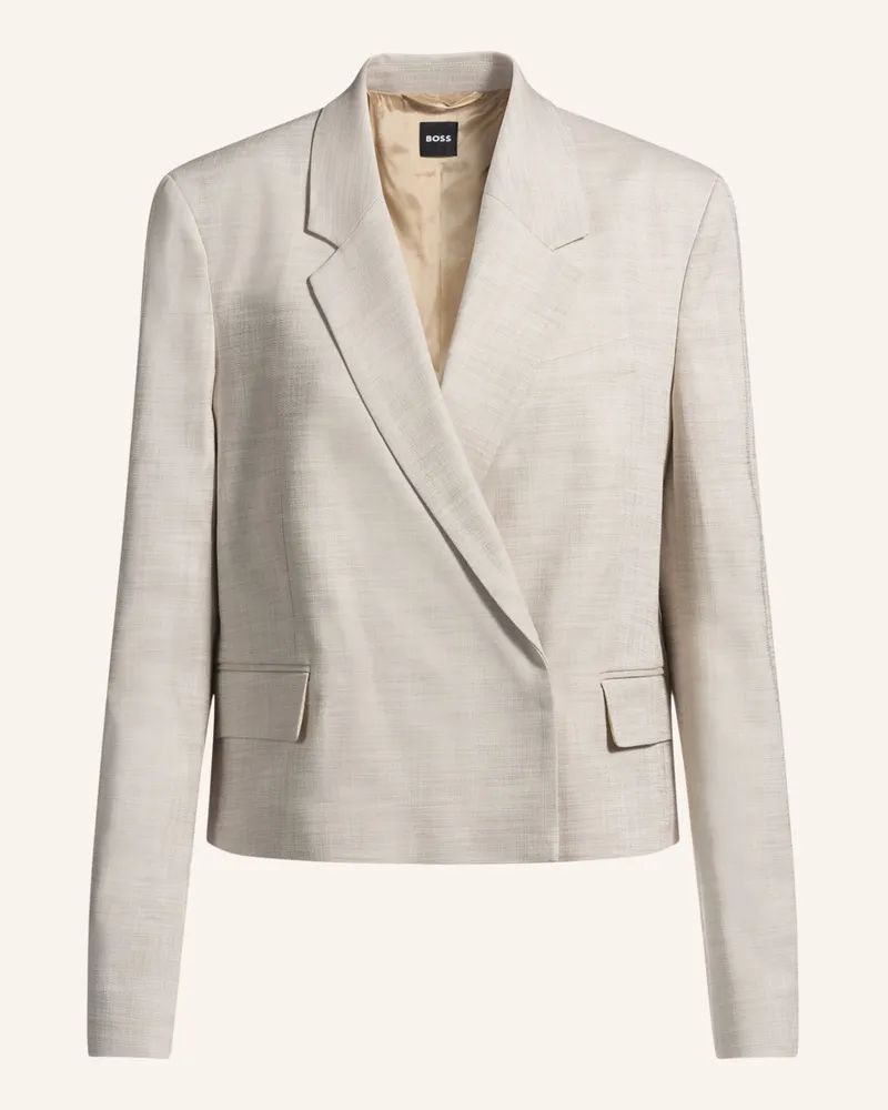HUGO BOSS Blazer JALETO6 Regular Fit Beige