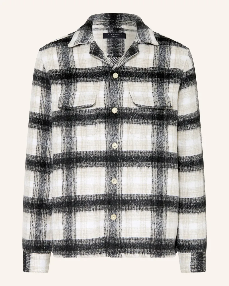 AllSaints Flanell-Overjacket LAPSE Grau