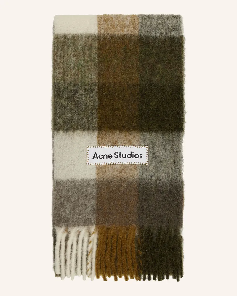 Acne Studios Schal mit Alpaka Taupe
