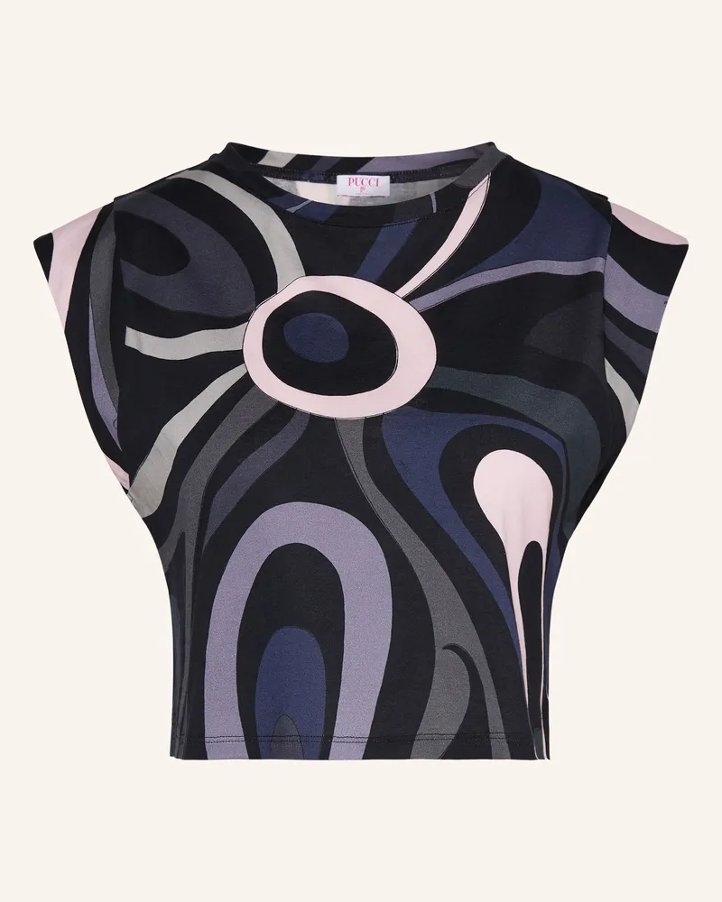 Emilio Pucci Cropped-Top schwarz Schwarz