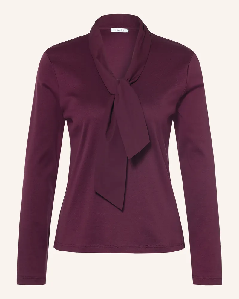 Efixelle Schluppenbluse rot Lila