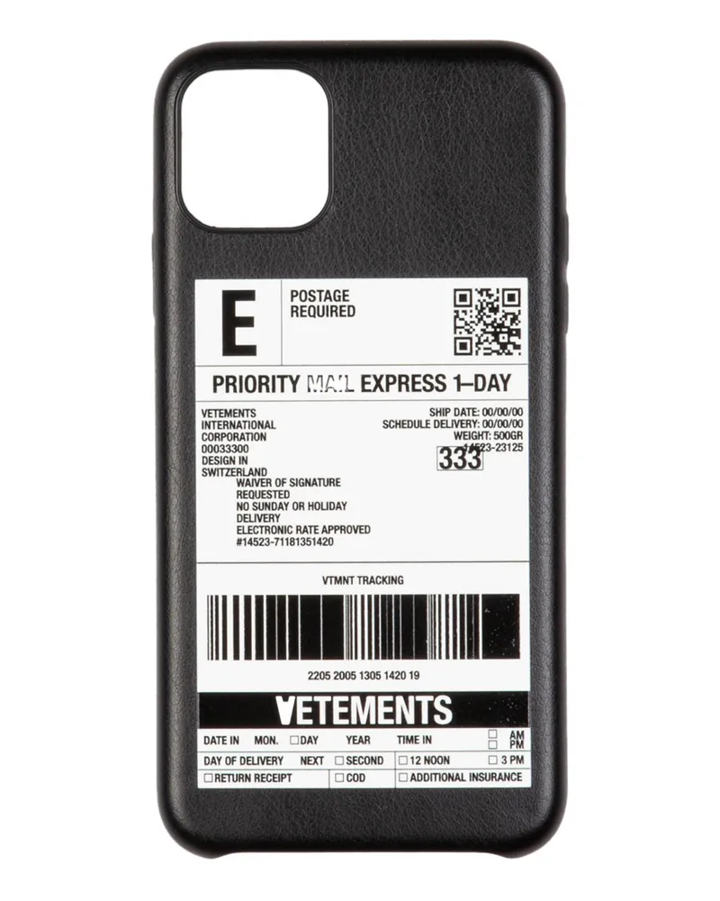 VETEMENTS Smartphone-Hülle Schwarz