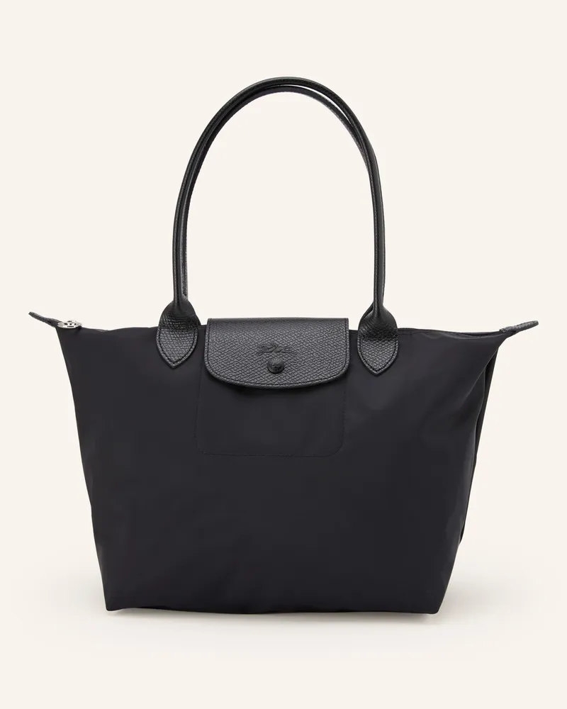 Longchamp Schultertasche Le Pliage One M schwarz Schwarz