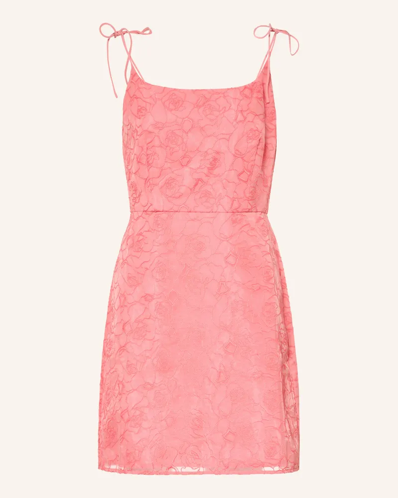 Ted Baker Satinkleid Kyoka orange Neonrosa