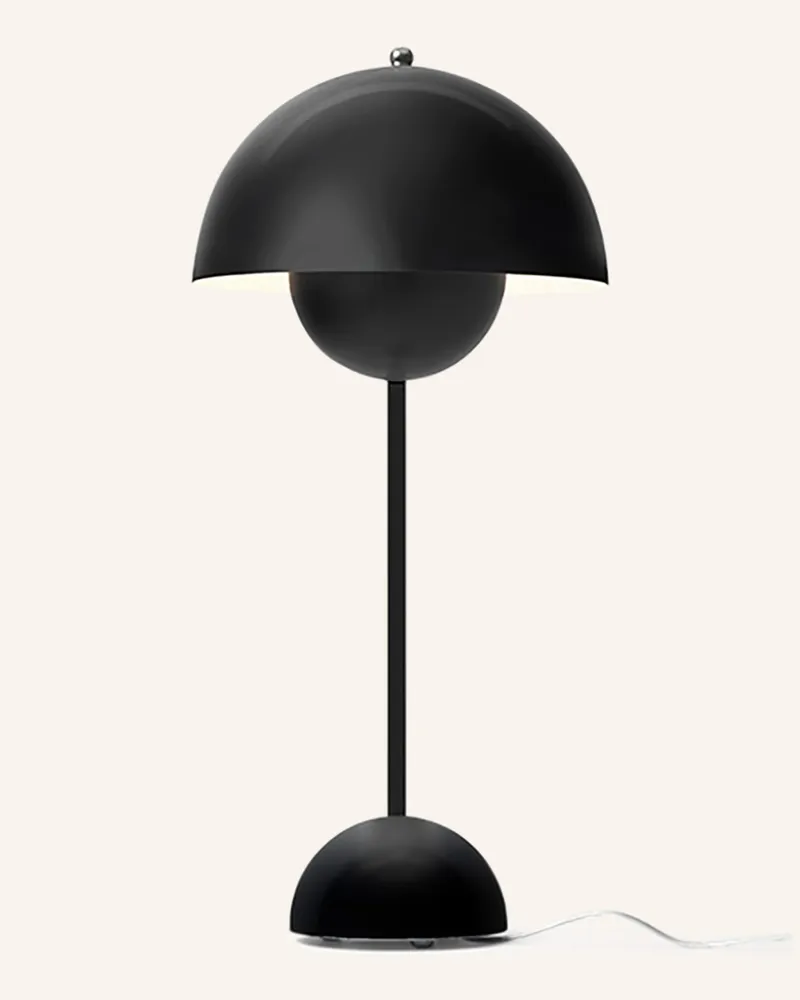 &Tradition Tischleuchte Flowerpot vp3 schwarz Schwarz