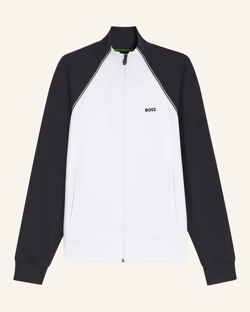 HUGO BOSS Sweatshirt SW_JOIN SKAZ Regular Fit Weiss