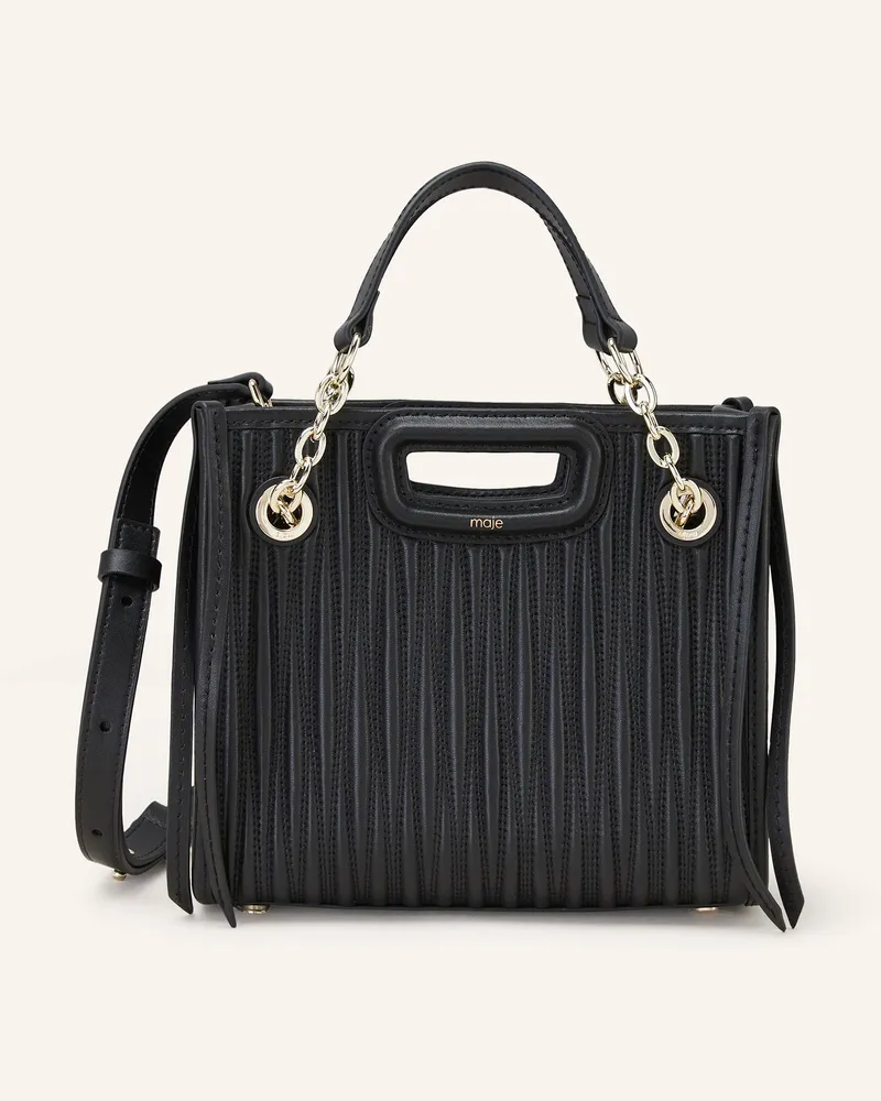 Maje Handtasche schwarz Schwarz