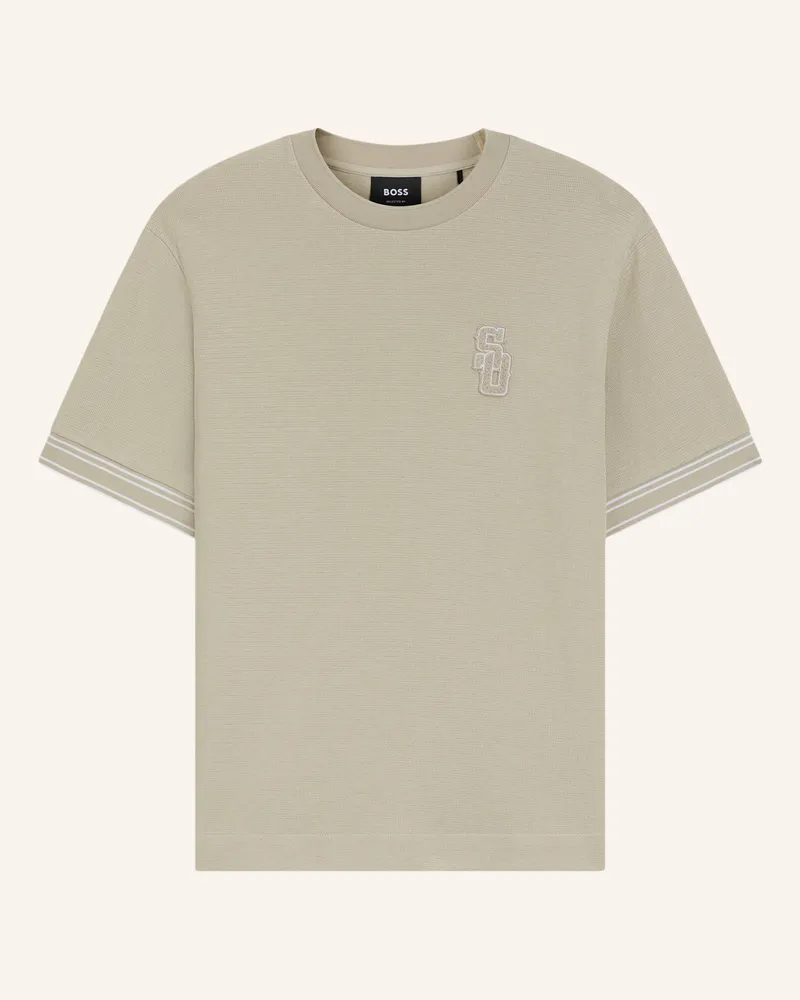 HUGO BOSS T-Shirt C-TIGERMAN 50_SO Regular Fit BOSS X SHOHEI OHTANI Beige