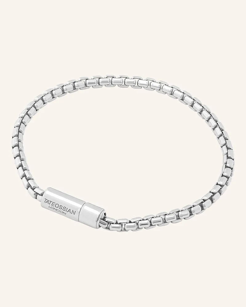 Tateossian Armband POP SLEEK BOX CHAIN Silber