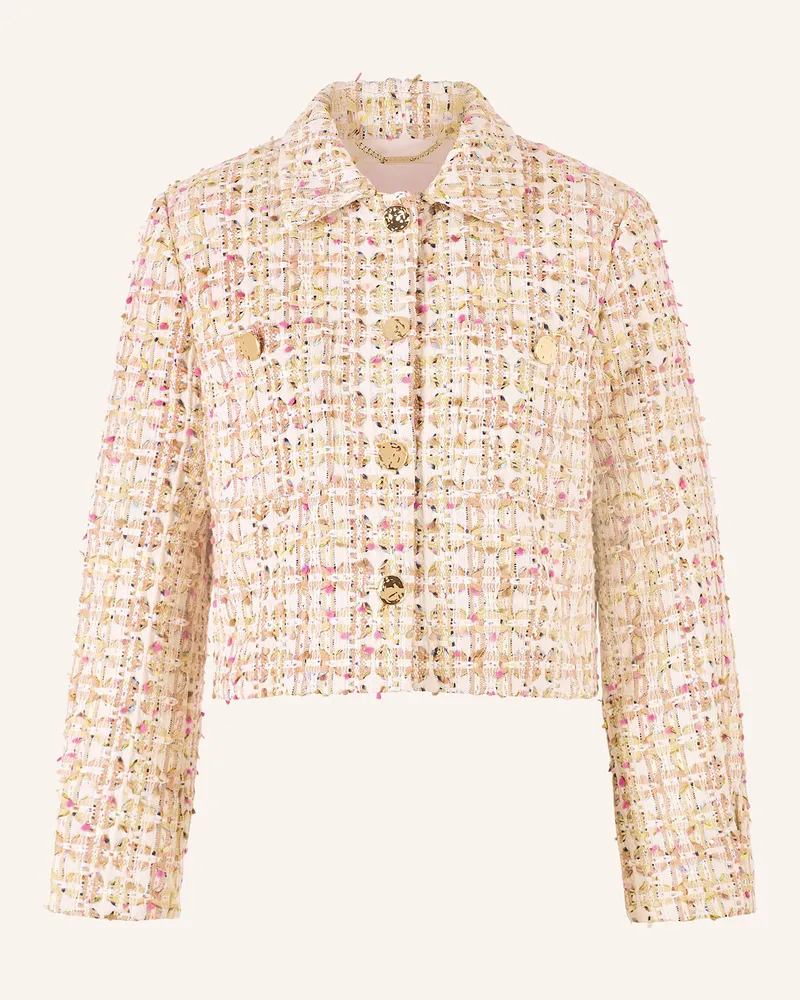Rich&Royal Kastenjacke aus Tweed Creme