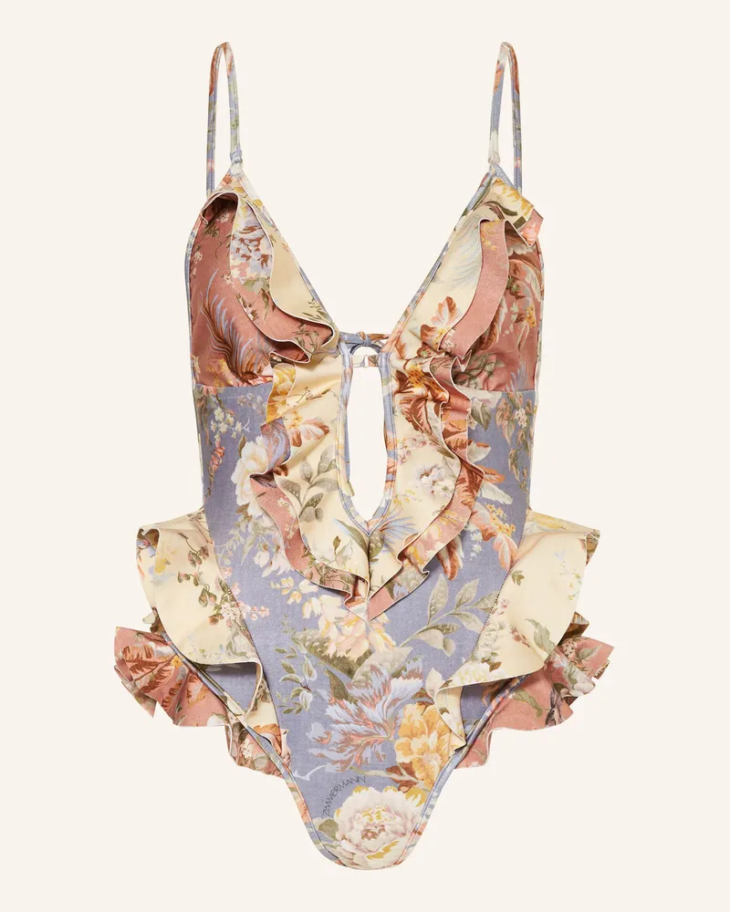 Zimmermann Badeanzug TALLOW Blaugrau