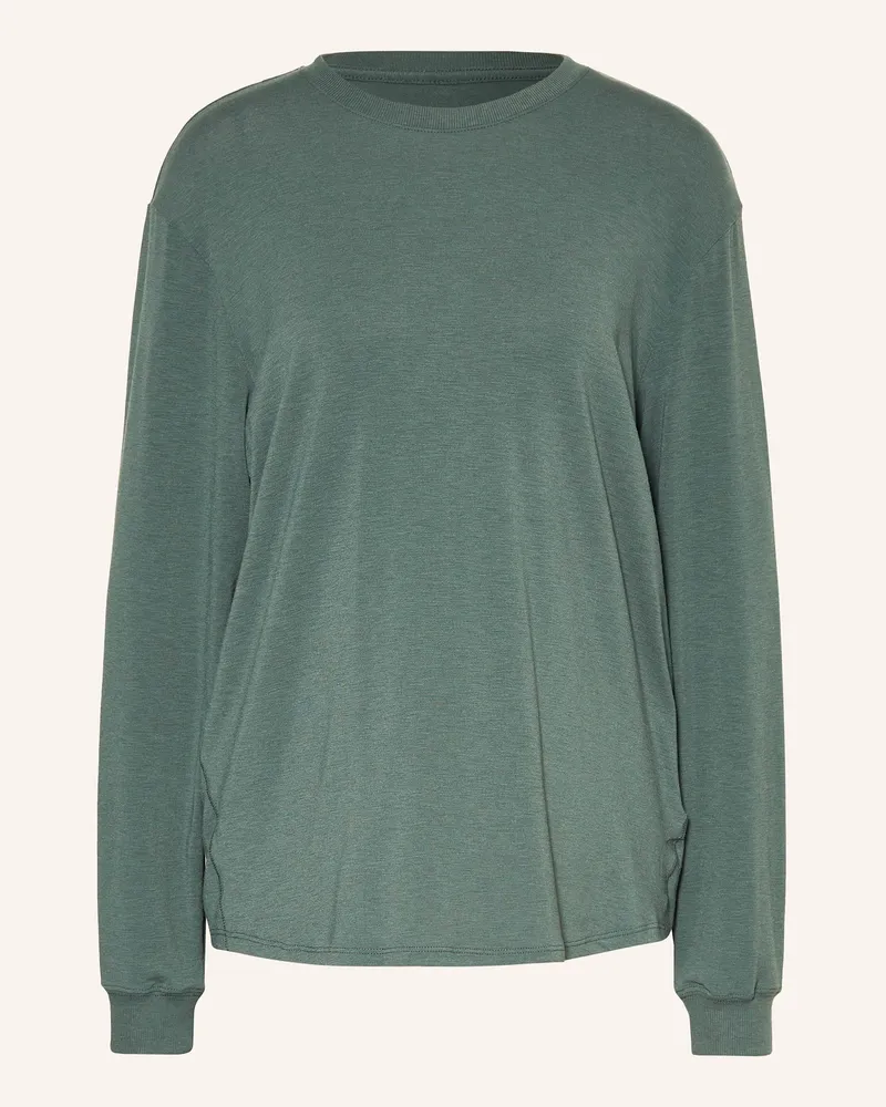 Nike Longsleeve ONE RELAXED Grün