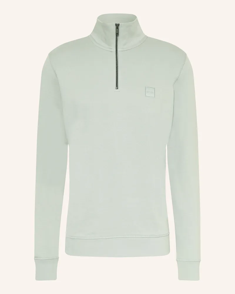 HUGO BOSS Sweat-Troyer Zetrust gruen Mint