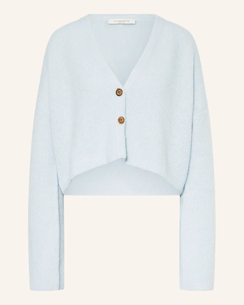 by Aylin Koenig Strickjacke aus Alpaka Hellblau