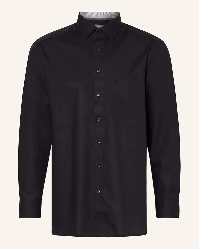 Olymp Hemd Luxor comfort fit Schwarz